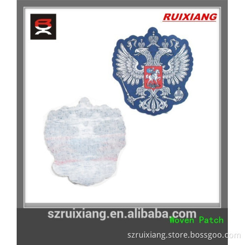 High defination eagle woven sew on patch